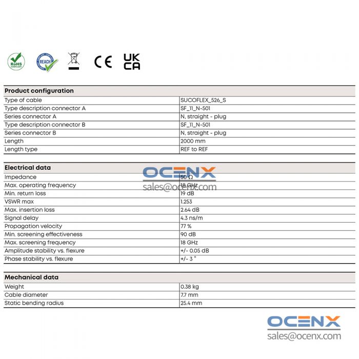 SF526S/11N/11N/2000mm