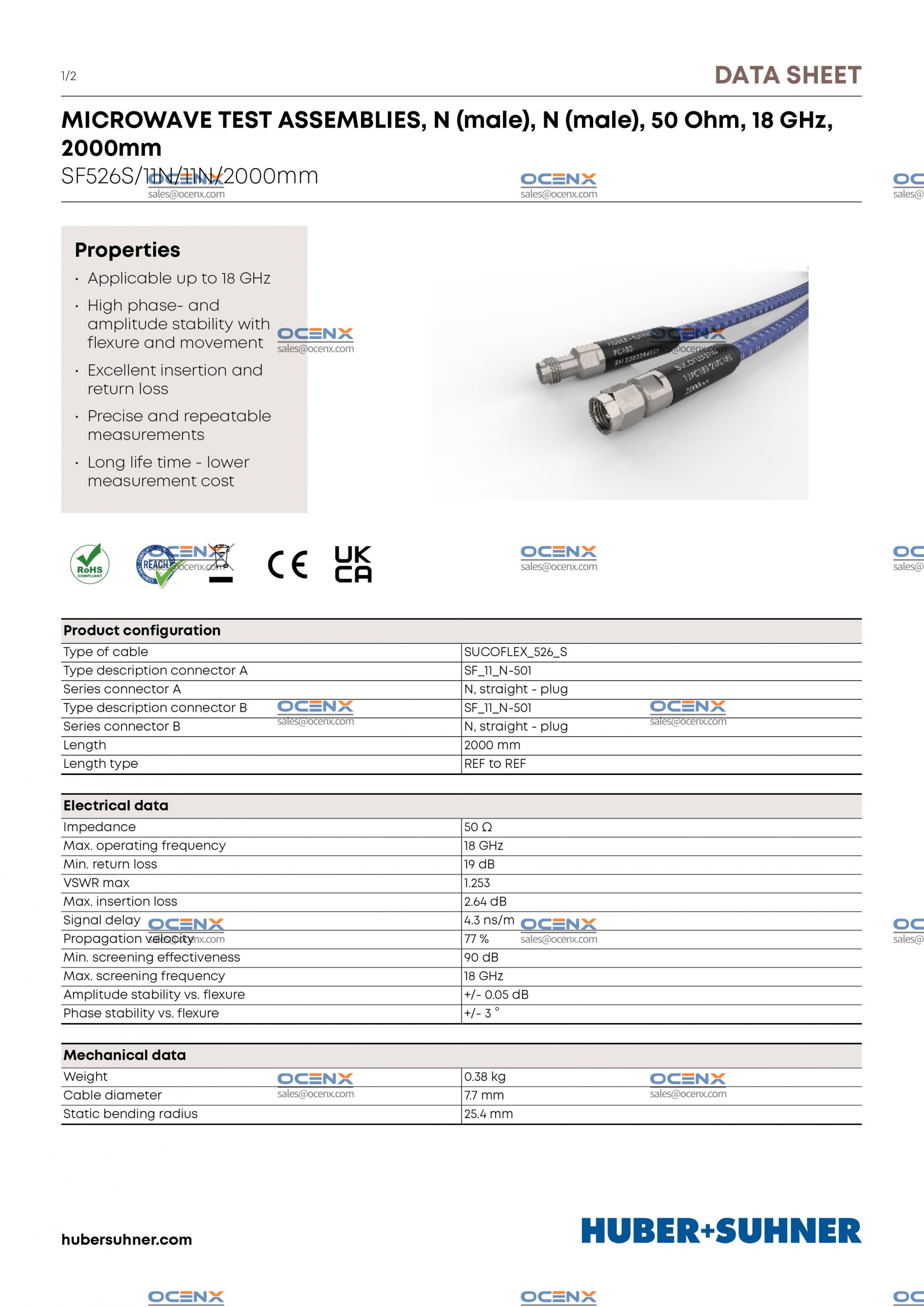 SF526S/11N/11N/2000mm