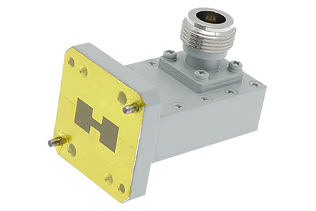 Double Ridge Waveguide to Coax Adapter